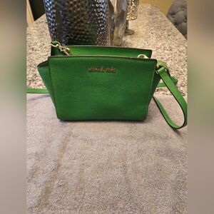 Michael Kors Vibrant Green Crossbody Bag